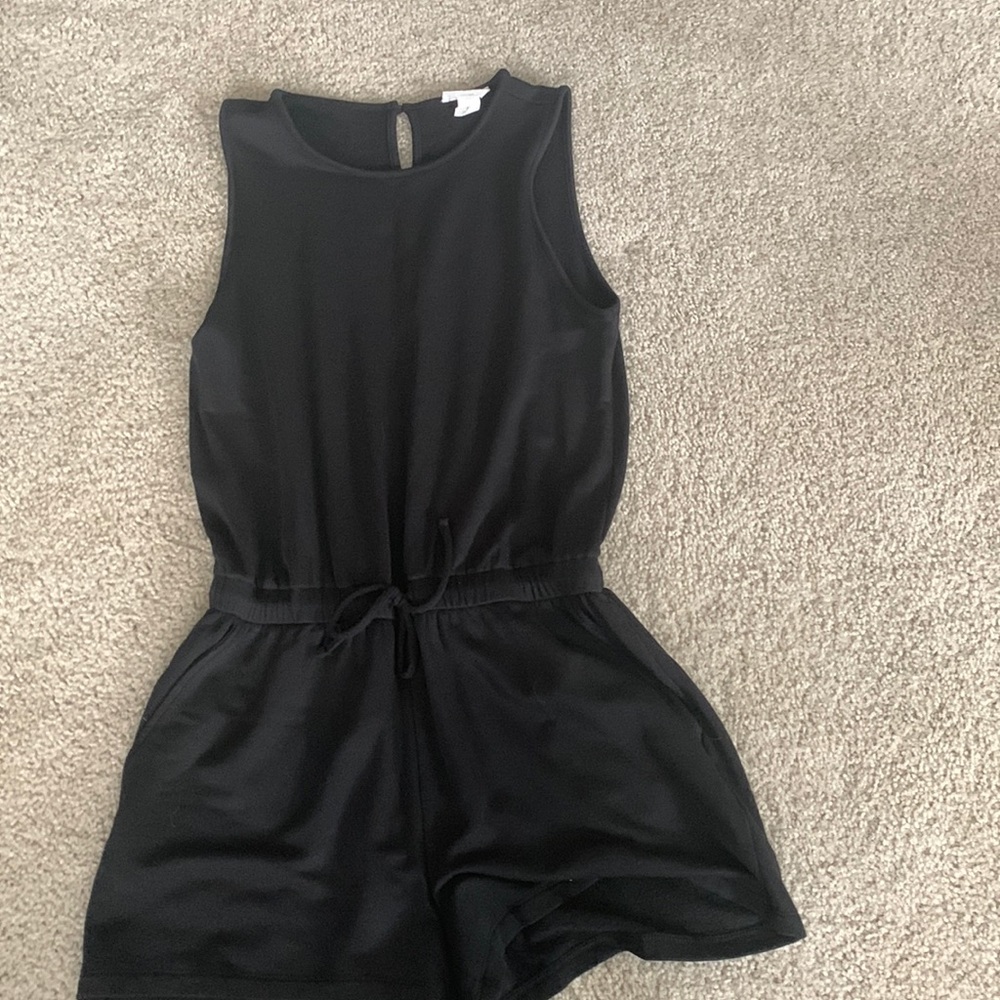 black loft lounge romper